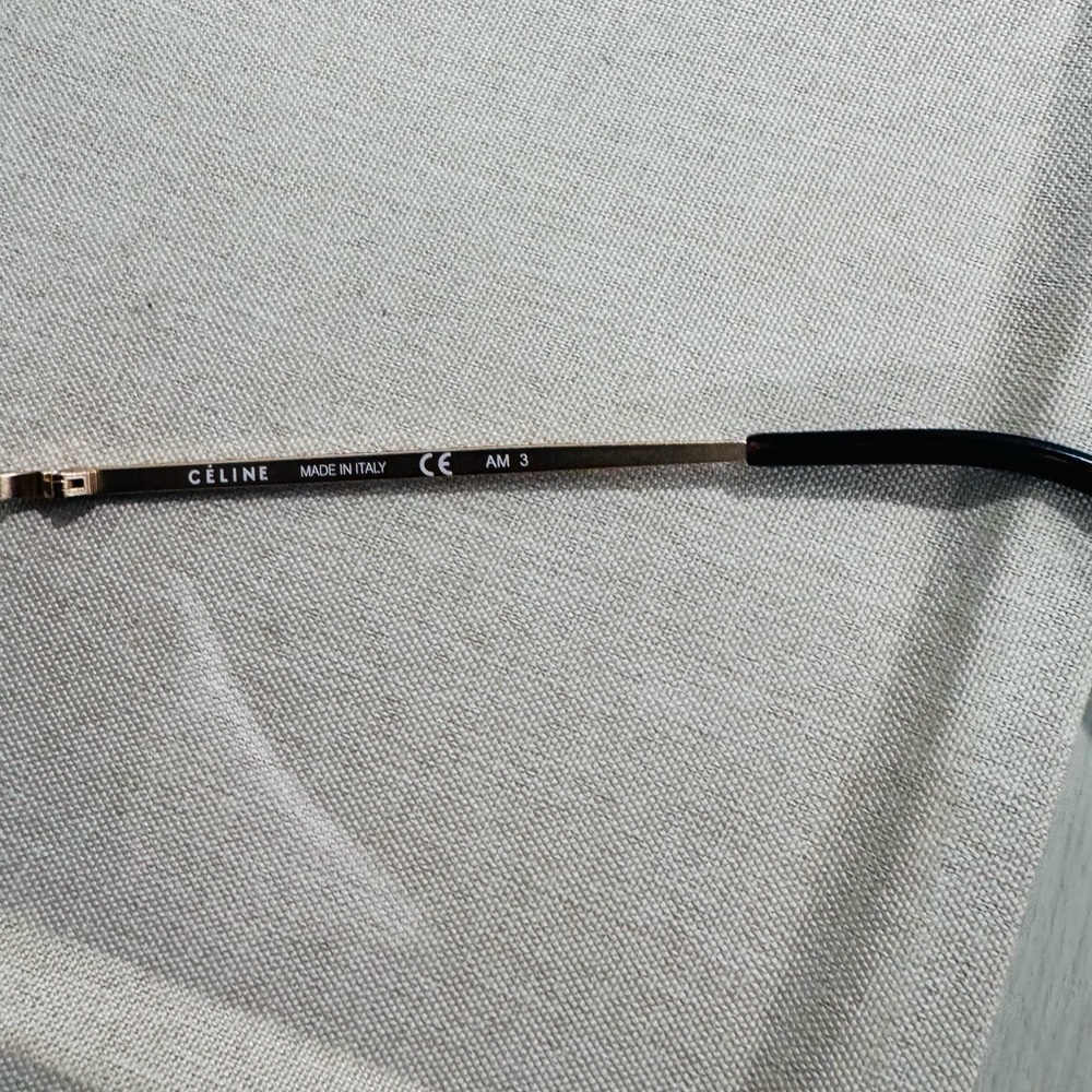 Authentic Celine Gold and Brown Sunglasses - Picture 2 of 3